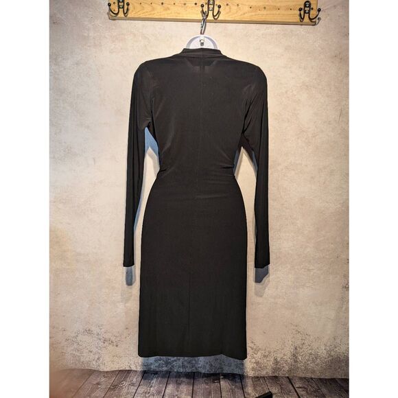Norma kamali faux wrap dress size medium - Picture 3 of 4